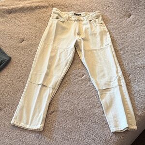 Zara Off-White Trousers